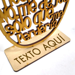 Personalizada con grabado (Hasta 25 caracteres) 