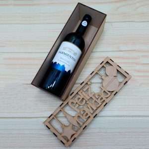 Caja para botella de vino