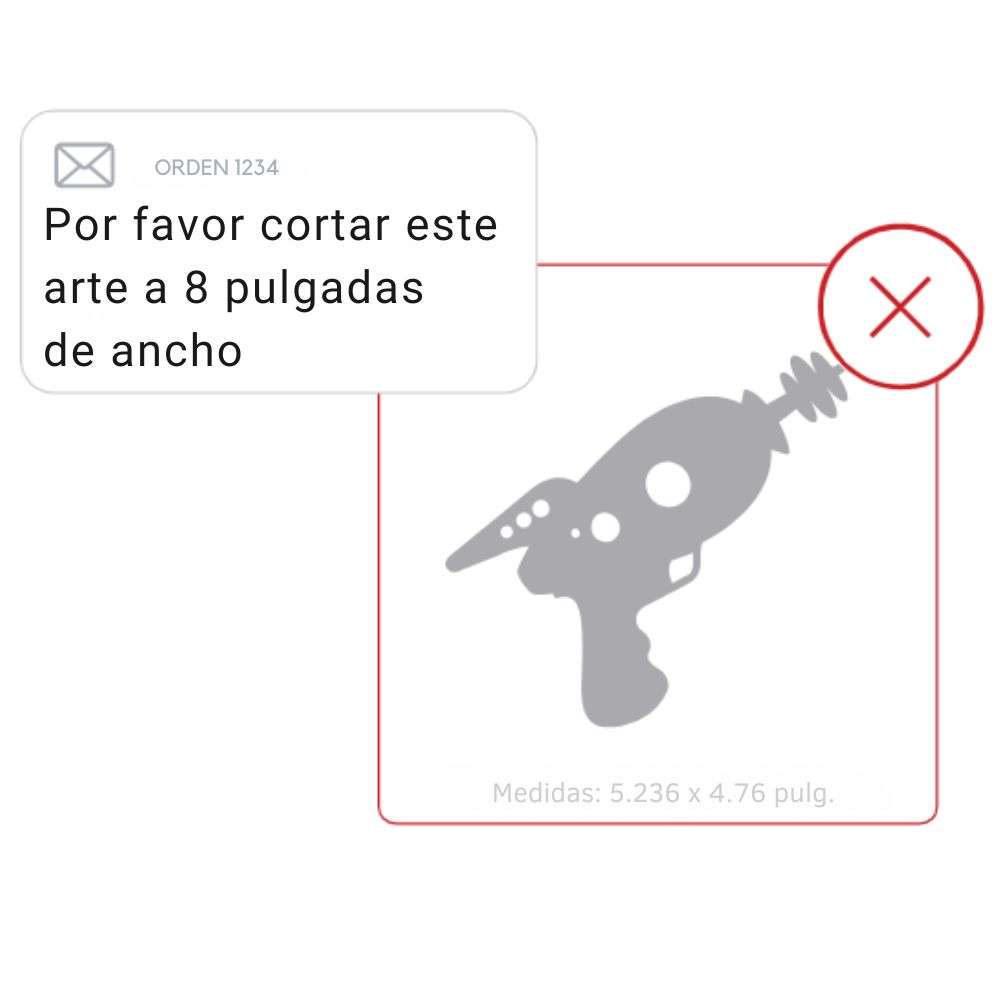 cotizando servicio laser - tamaño de archivos